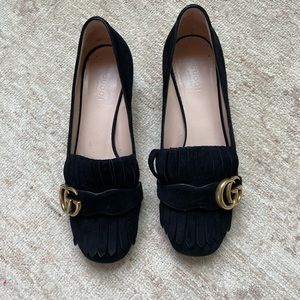 Gucci Suede Marmont shoes